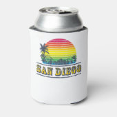 San Diego Zomerstad Shirten Blikjeskoeler (Blikje Achterkant)