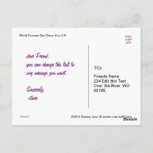 San Diego Zoo Briefkaart (Achterkant)