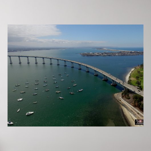 San Diego's Coronado Bay Bridge Poster (Voorkant)