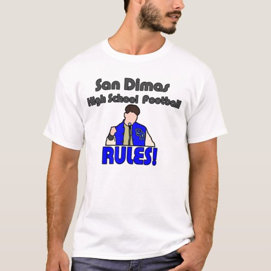 San Dimas Football REGLEMENT Shirt (Voorkant)
