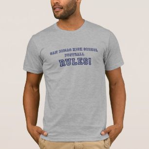 San Dimas High School Football Regels T-shirt