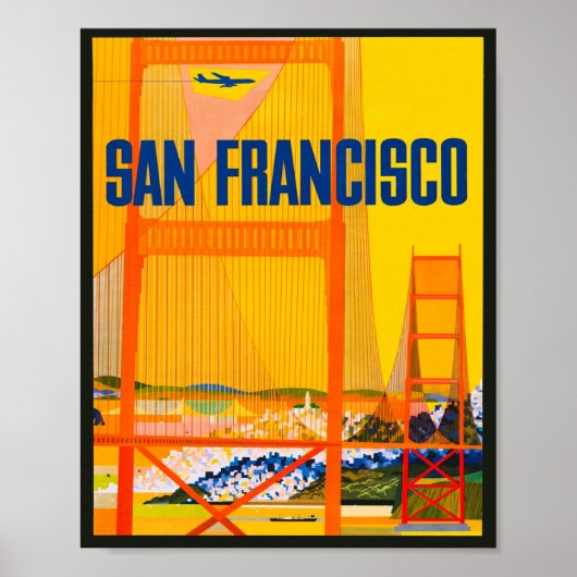 San Fancisco Travel Poster (Voorkant)