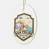 San Felipe Baja California Sur Mexico Keramisch Ornament (Links)