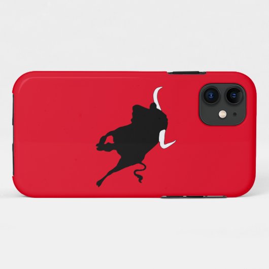 San Fermin Bull Case-Mate iPhone Case (Achterkant (horizontaal))