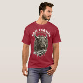 San Fermin Festival - Running of the Bulls T-shirt (Voorkant volledig)