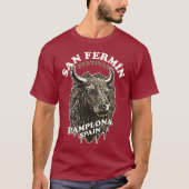 San Fermin Festival - Running of the Bulls T-shirt (Voorkant)