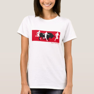 San Fermin, Pamplona: het rijden met de stieren; T-shirt