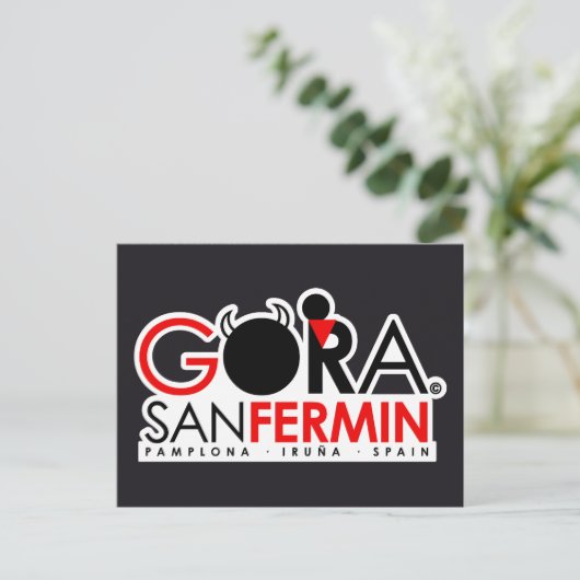 SAN FERMIN SPECIALE EDITIE BRIEFKAART (Staand voorkant)