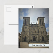 San Fernando Cathedral San Antonio Travel Briefkaa Briefkaart (Voorkant / Achterkant)