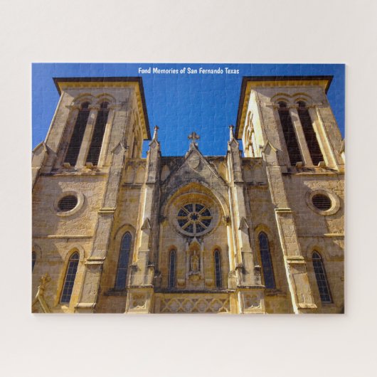 San Fernando Cathedral Texas. Jigzaag Puzzle Legpuzzel (Horizontaal)