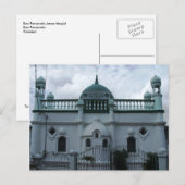 San Fernando Jama Masjid (moskee) Trinidad Briefkaart (Voorkant / Achterkant)