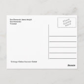 San Fernando Jama Masjid (moskee) Trinidad Briefkaart (Achterkant)