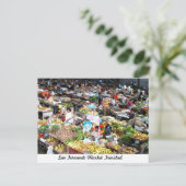 San Fernando Market, Trinidad Briefkaart (Staand voorkant)