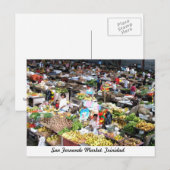 San Fernando Market, Trinidad Briefkaart (Voorkant / Achterkant)