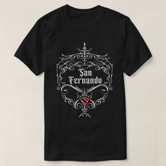 San Fernando  ontwerp 1 T-shirt (Design voorkant)