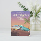 San Fernando Valley California vintage-reispost Briefkaart (Staand voorkant)