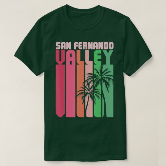 San Fernando Valley SFV California Van Nuys 818 Re T-shirt (Design voorkant)