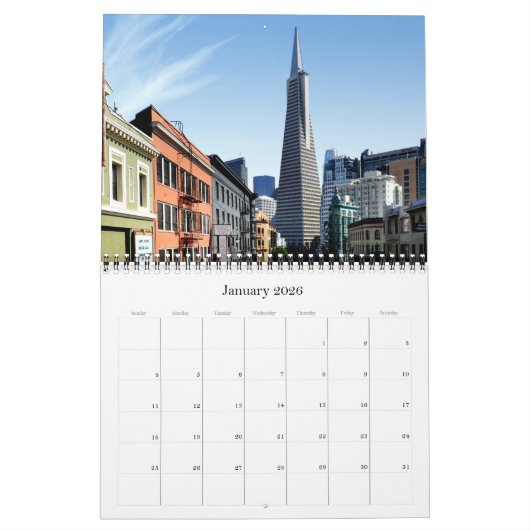 San Fran 2025 Kalender (Jan 2026)