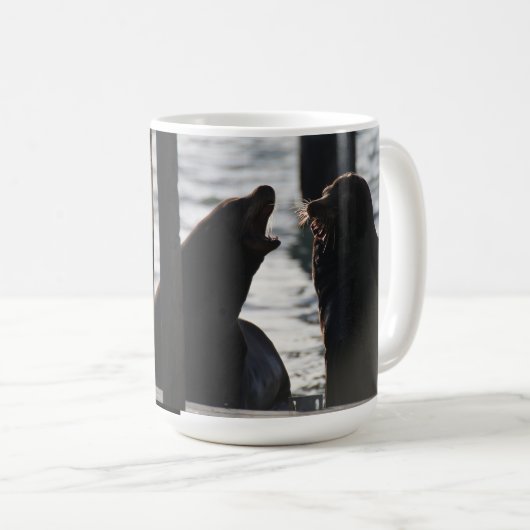 San Fran Cable Car & Fisherman's Wharf Zee Lions Koffiemok (Voorkant rechts)