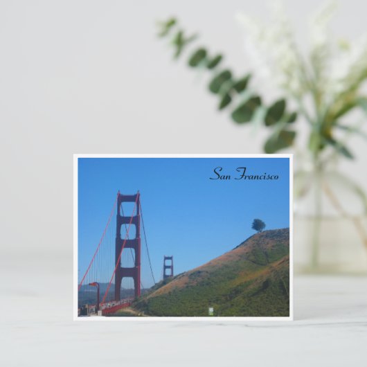 san fran golden gate - grens briefkaart (Staand voorkant)