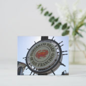 san fran-teken briefkaart (Staand voorkant)