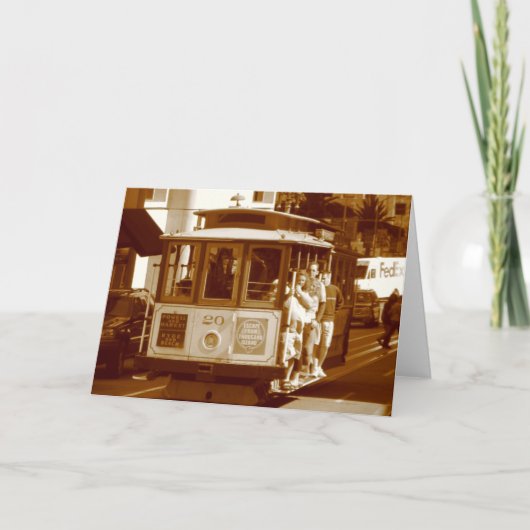 san fran tram kaart (Voorkant)