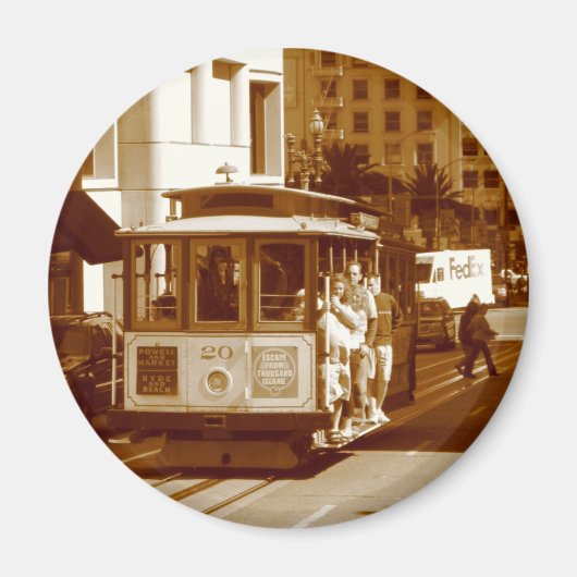 san fran trolley magneet (Voorkant)