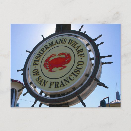 san fran wharf briefkaart (Voorkant)