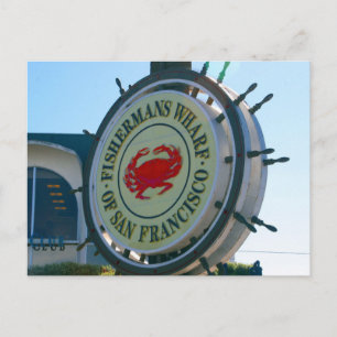 san fran wharf - teken briefkaart
