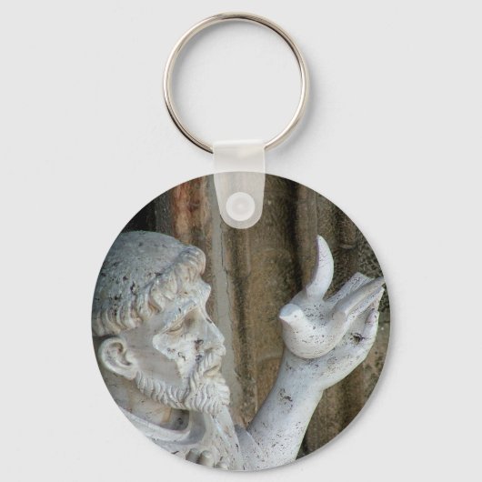 San Frances en de duif Sleutelhanger (Voorkant)