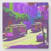 San Francisco 003 Stenen Onderzetter (Voorkant)