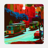 San Francisco 005 Metalen Ornament (Achterkant)