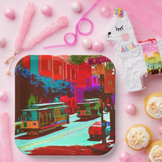 San Francisco 005 Papieren Bordje (Feest)