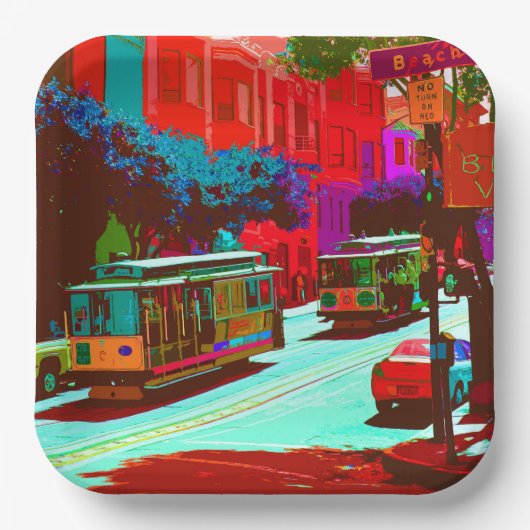 San Francisco 005 Papieren Bordje (Voorkant)