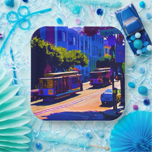 San Francisco 006 Papieren Bordje (Feest)