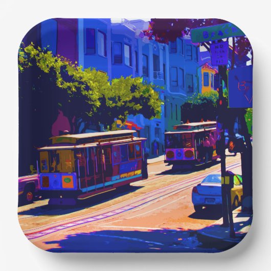 San Francisco 006 Papieren Bordje (Voorkant)