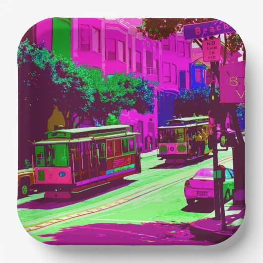 San Francisco 009 Papieren Bordje (Voorkant)