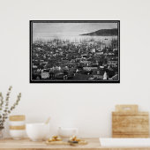 San Francisco 1851 vintage foto poster (Keuken)