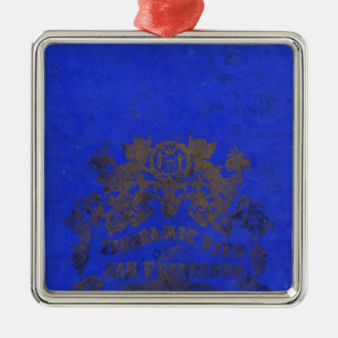 San Francisco, 1862 uit Russian Hill Metalen Ornament