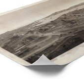 San Francisco, 1862 uit Russian Hill Poster (Hoek)