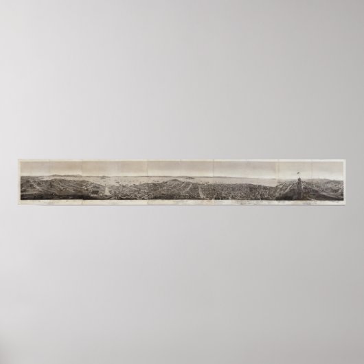 San Francisco, 1862 uit Russian Hill Poster (Voorkant)