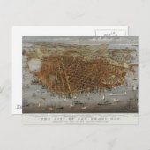 San Francisco 1878 Briefkaart (Voorkant / Achterkant)