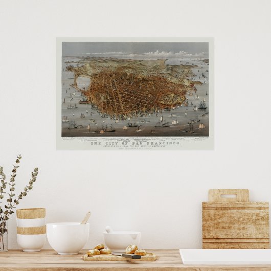 San Francisco 1878 Poster (Keuken)