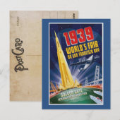 San Francisco 1939 World's Fair Briefkaart (Voorkant / Achterkant)