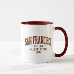 San Francisco 1951 Gouden Geest Vintage Americana Mok