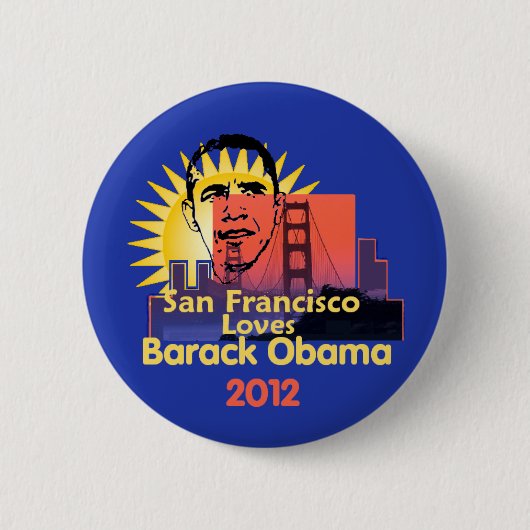 SAN FRANCISCO 2012-Button Ronde Button 5,7 Cm (Voorkant)