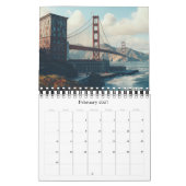 San Francisco 2025 Kalender - 12 iconische scènes (Feb 2027)