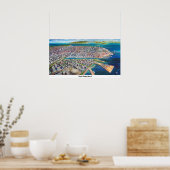 San Francisco 2030 Skyline Poster (Keuken)