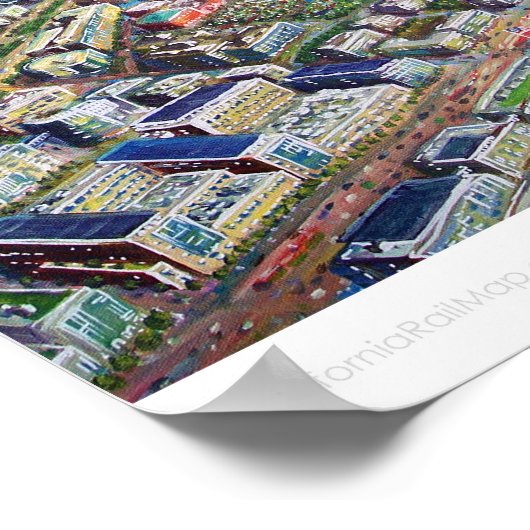 San Francisco 2030 Skyline Poster (Hoek)