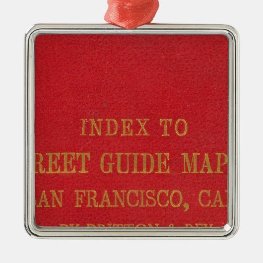 San Francisco 2 Metalen Ornament (Voorkant)